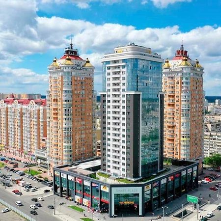 Vip Apartment 120M2 With Panoramic Windows, 22 Floor. Obolon Kiev Dış mekan fotoğraf