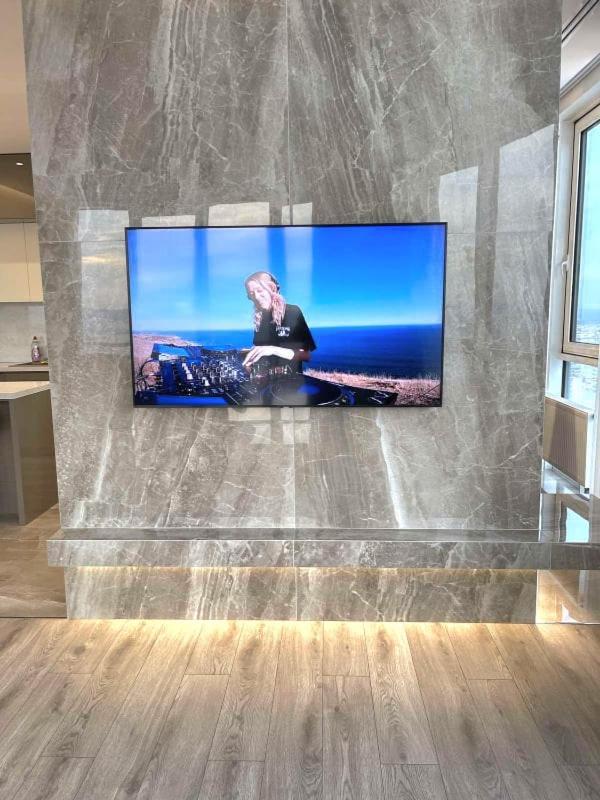 Vip Apartment 120M2 With Panoramic Windows, 22 Floor. Obolon Kiev Dış mekan fotoğraf